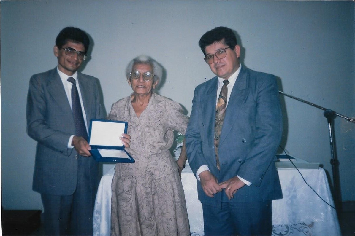 Nossa história | Foto: arquivo histórico IPD | Pastor Samuel, Pastor Ananias Sra. Ambrosina